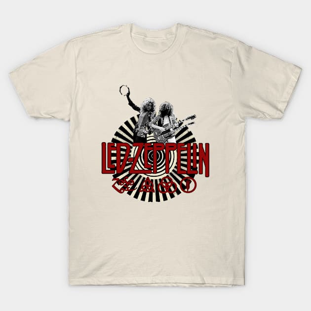 Vintage Red Zepplin T-Shirt by MATERAZEKA